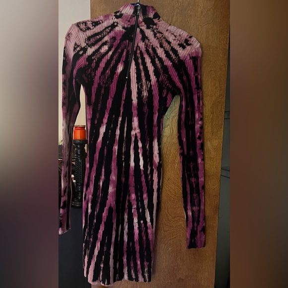 COTTON CITIZEN The Ibiza Mini Dress in Lychee Spiral | Size M - Picture 4 of 6